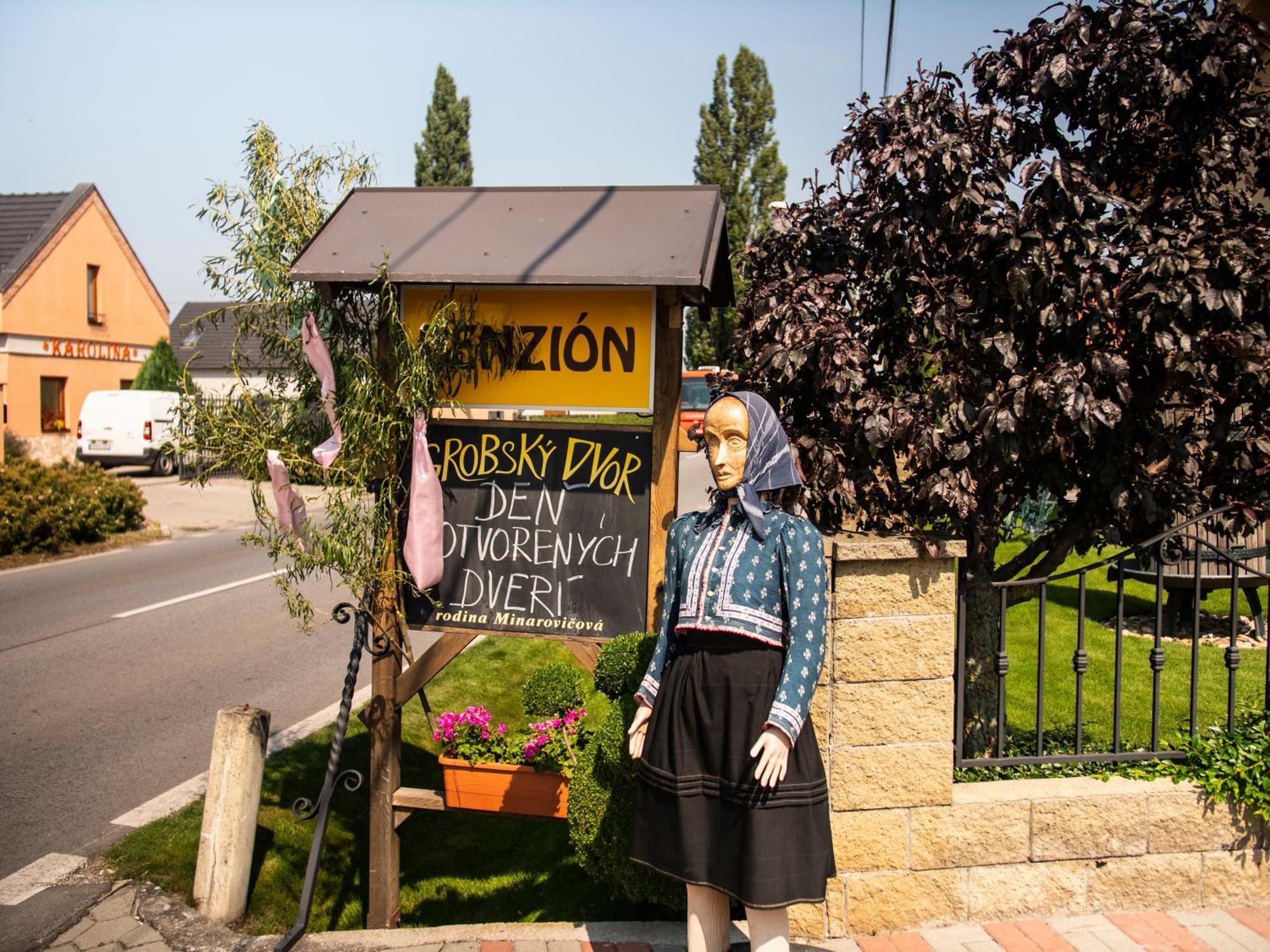 Penzion Grobsky Dvor Slovensky Grob Exterior photo